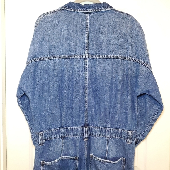 We The Free Sammie Denim Coverall Sz XL - Picture 11 of 16